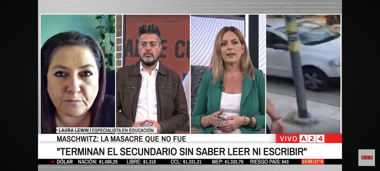 Laura en los medios