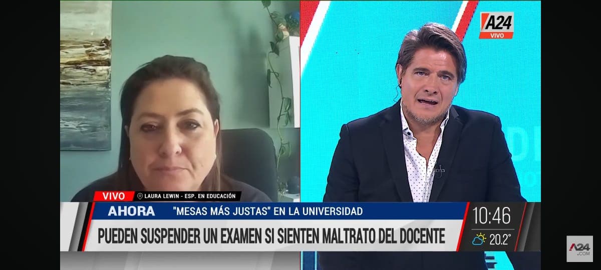 Laura en los medios