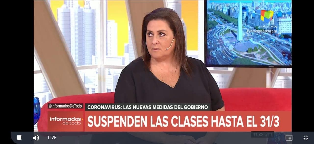 Laura en los medios