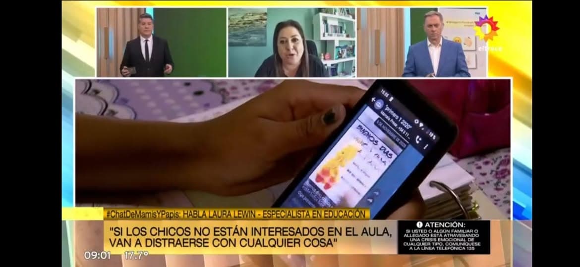 Laura en los medios