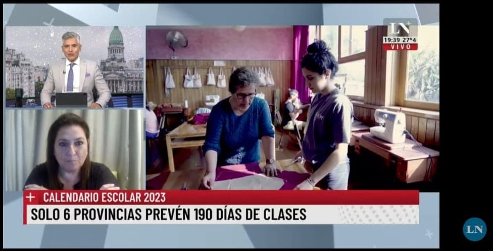 Laura en los medios