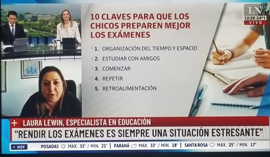 Laura en los medios