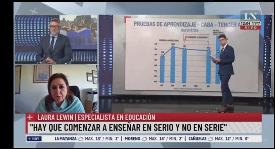 Laura en los medios