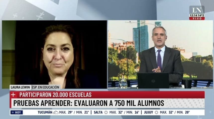 Laura en los medios