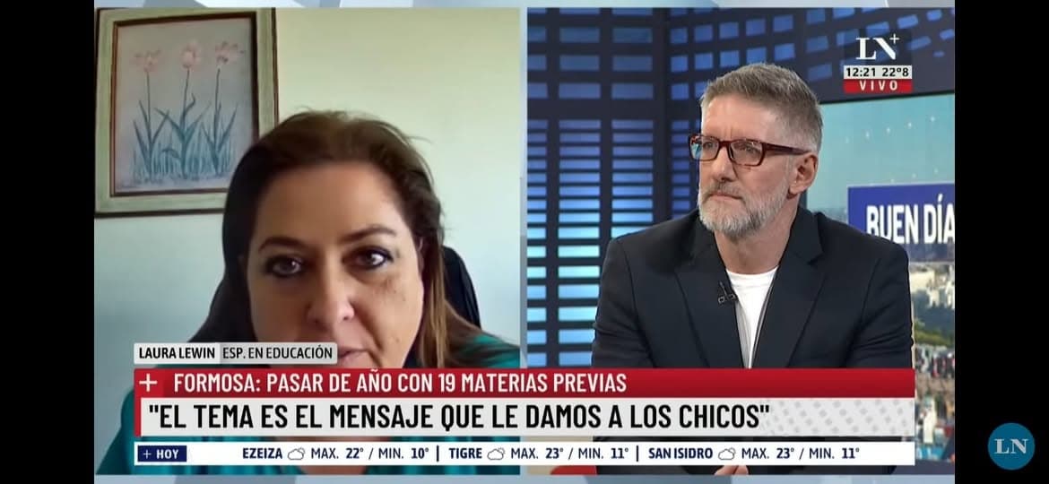 Laura en los medios