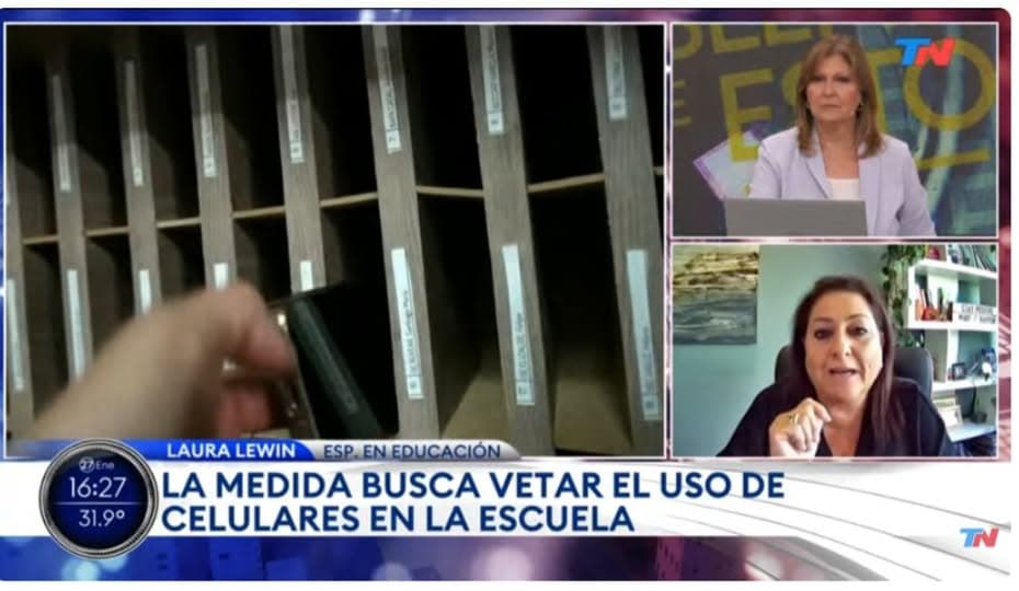 Laura en los medios