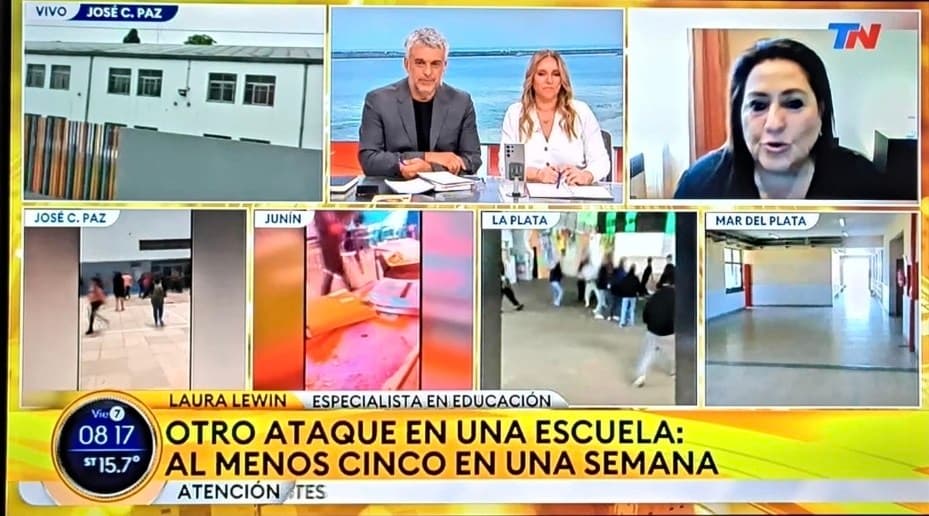 Laura en los medios