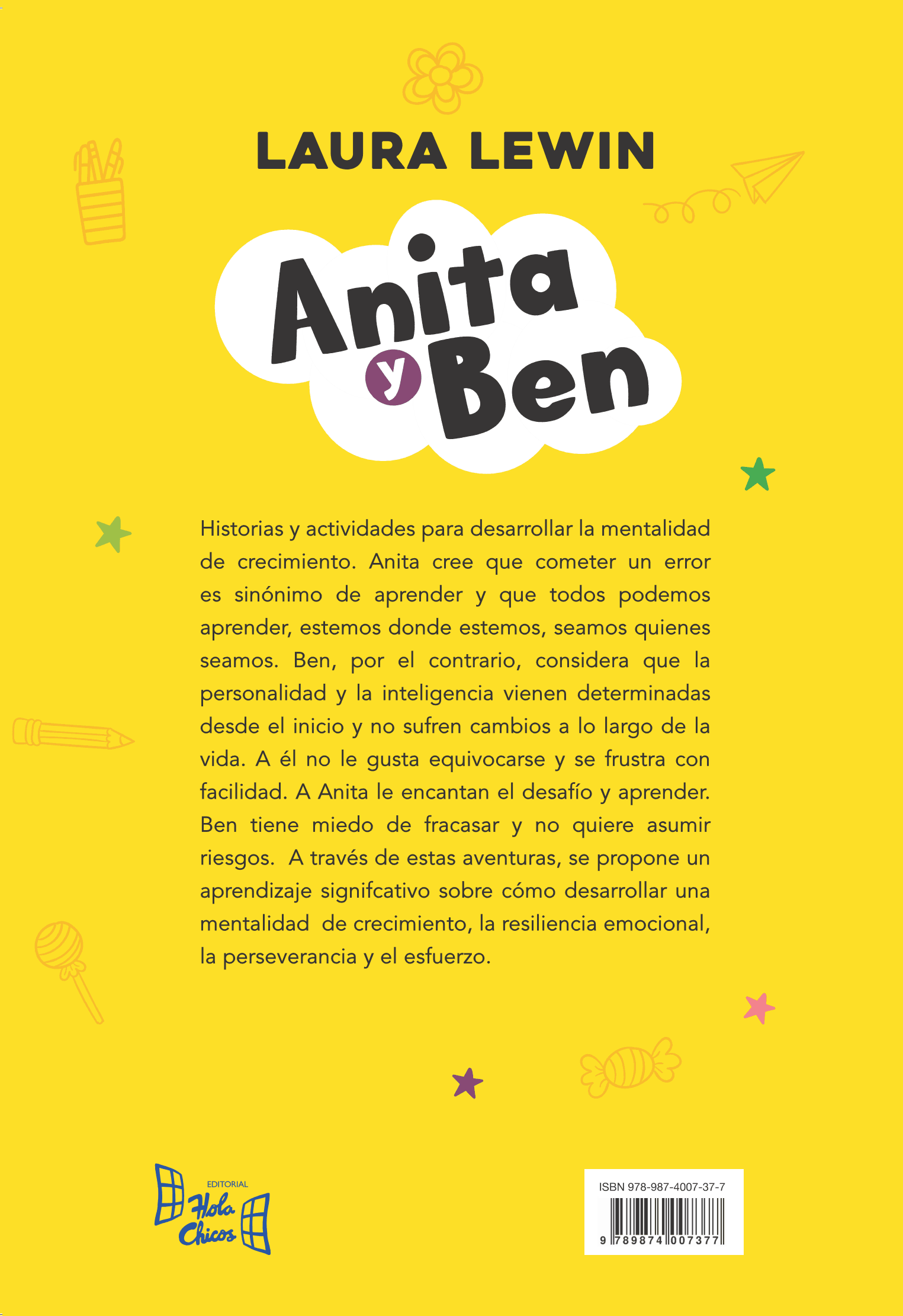 Contratapa de Anita y Ben