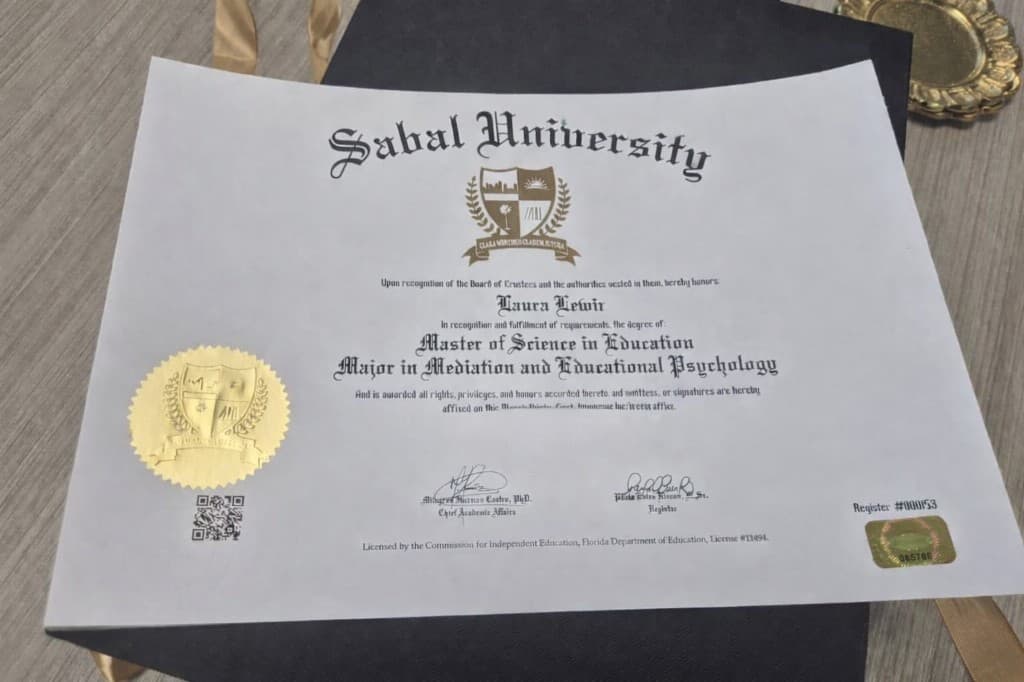 Diploma Master of Science in Education, Sabal University